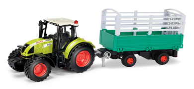 Claas 540 Tractor + Livestock trailer