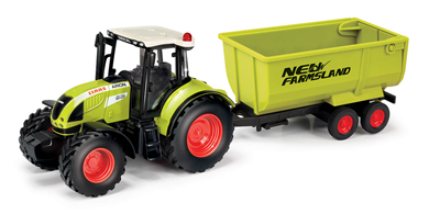 Claas 540 Tractor + Dump Trailer