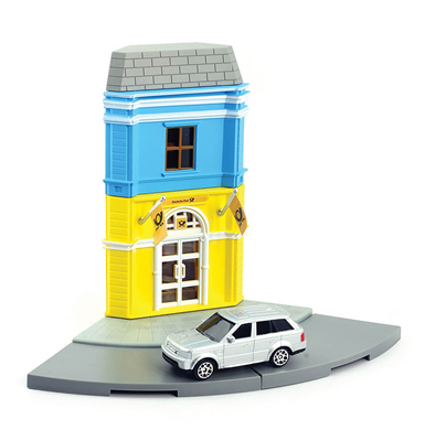 Street Corner with Land Rover Range Rover Sport