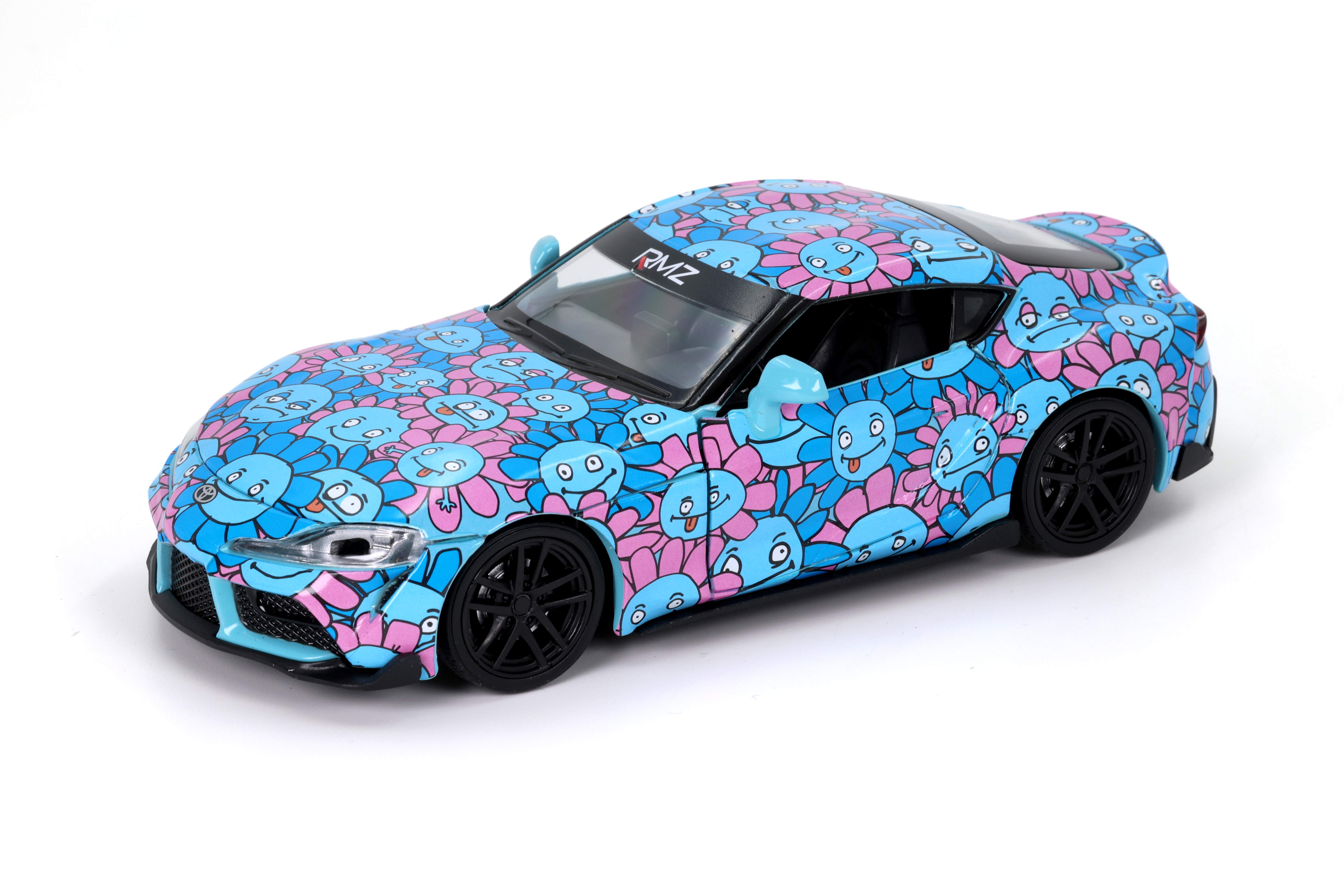 1:32 Toyota Supra x Matthew Langille (Blue - Flower)