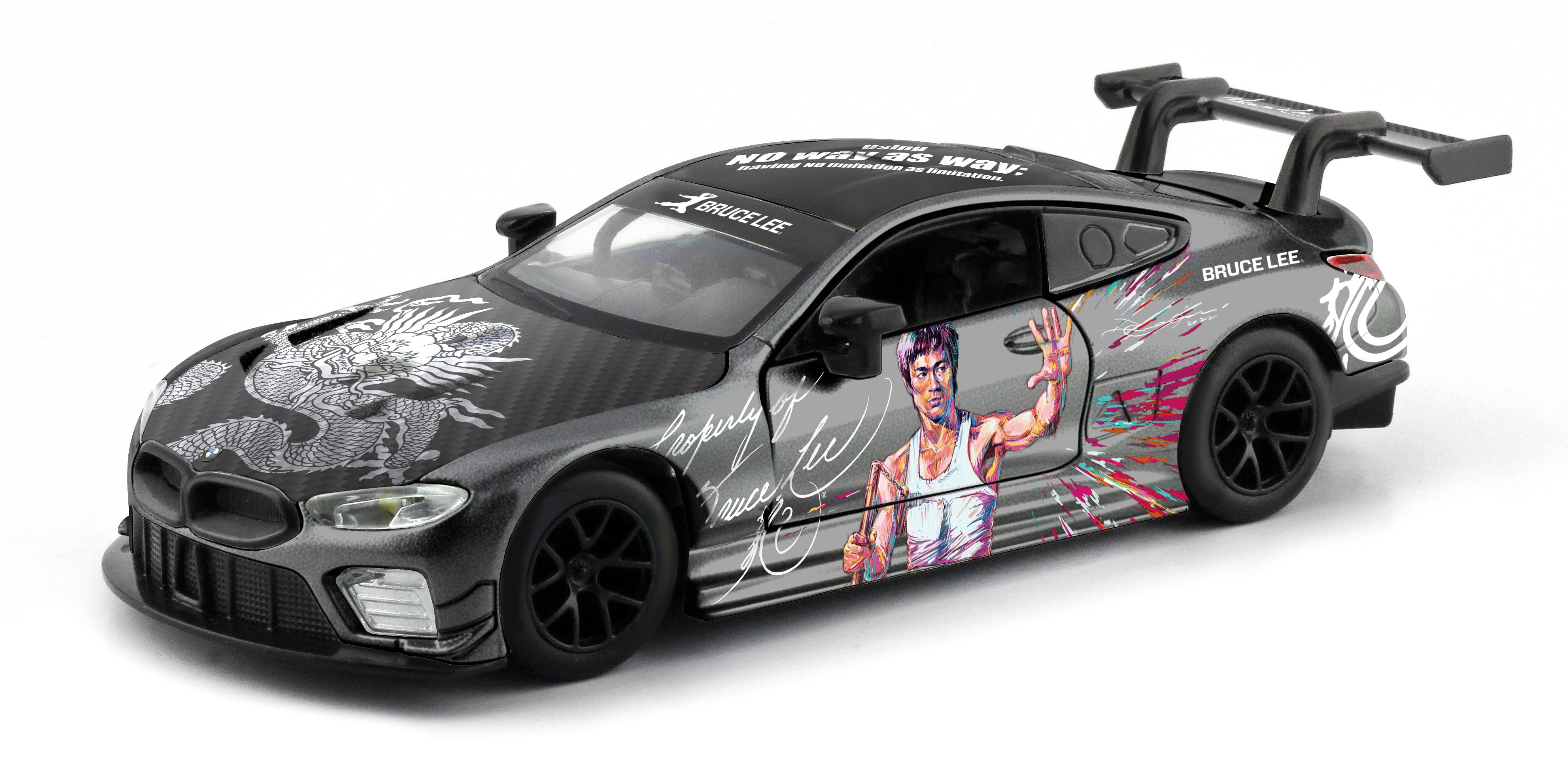 1:32 BMW M8 GTE 2018 (Bruce Lee 50th Anniversary Of Death - Grey Edition)